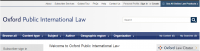پایگاه حقوق بین الملل آکسفورد OPIL