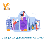 تفاوت بین اصطلاحنامه‌های امتری و مش