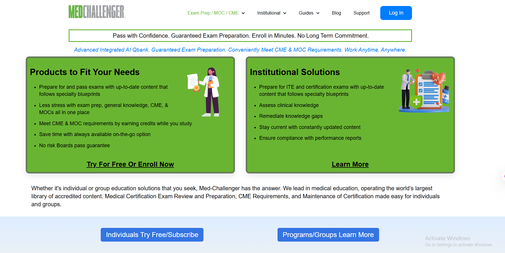 صفحه اول سایتchallengercme